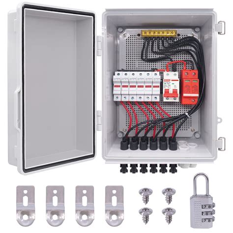 rv solar panel junction box|waterproof solar connection box.